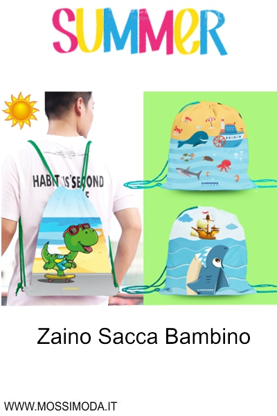 *SALDI* SUMMER* Zaino Sacca Bambino Art.SM462