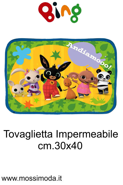 *BING* Tovaglietta Impermeabile cm.30x40 Art.TV07
