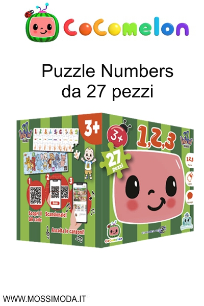 *Offerta* COCOMELON* Puzzle Numbers da 27 pezzi Art.57321