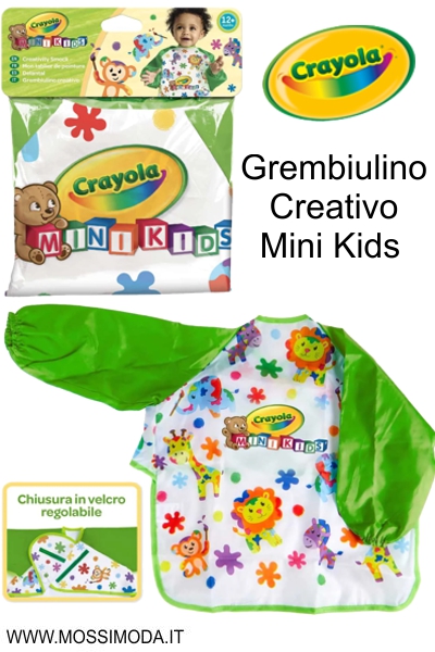 *CRAYOLA* Grembiulino Creativo Mini Kids Art.25-3940