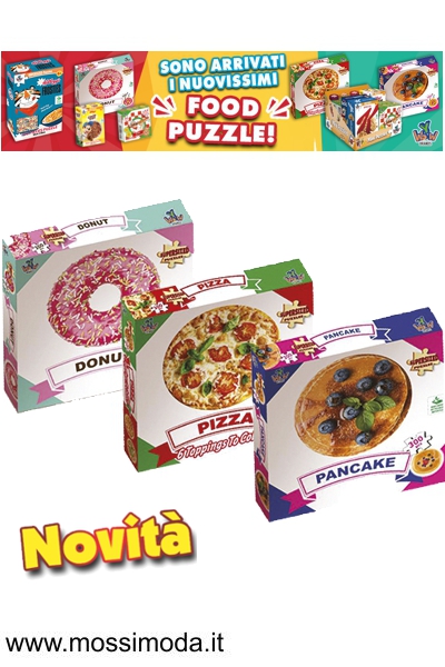 *PUZZLE da 300 pezzi* Pizza - Donut - Pancake Art.57283