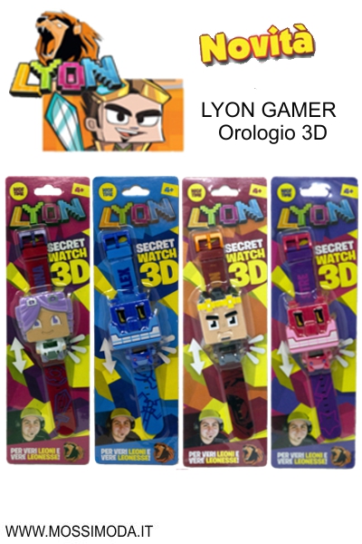 *LYON GAMER* Orologio 3D Art.57306