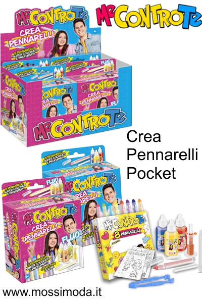 *SALDI* ME CONTRO TE* Crea Pennarelli Pocket Art.57268