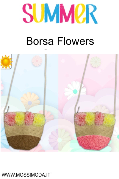 *SUMMER* Borsa Bambina Flowers Art.606