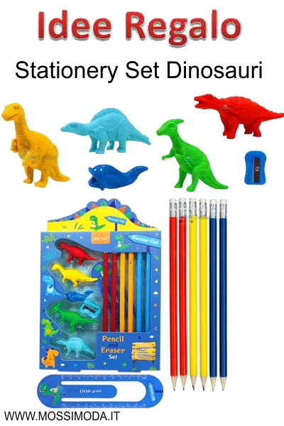 *IDEE REGALO* Stationery Set Dinosauri Art.6794
