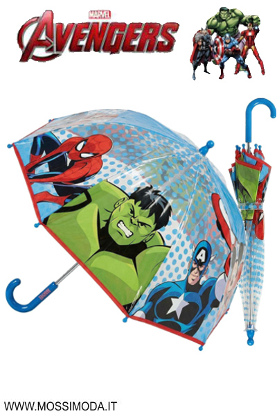 *AVENGERS* Ombrello manuale 45 cm. Art.03245