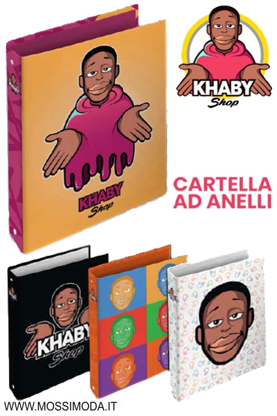 *KHABY LAME by Pigna* Cartella 4 Anelli A4 Art.0232734