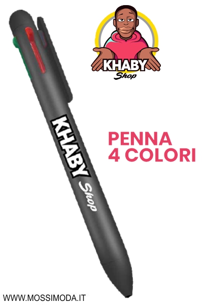 *KHABY LAME by Pigna* Blister Penna 4 colori Art.0232738