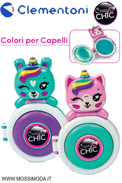 *CLEMENTONI CRAZY CHIC* Colori per Capelli Fantasy Art.18138 *CLEMENTONI CRAZY CHIC* Colori per Capelli Fantasy Art.18138