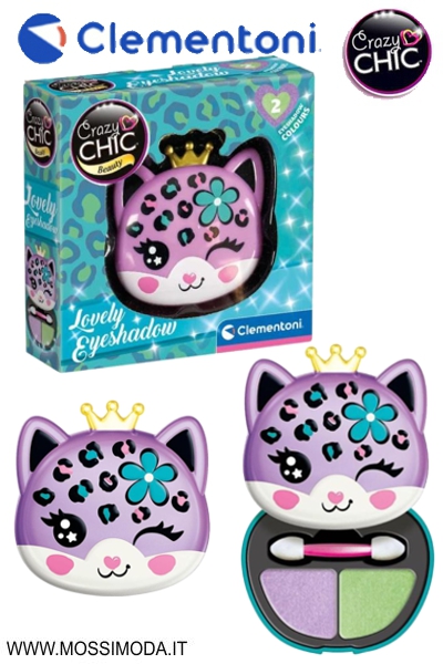 Clementoni Crazy Chic Lovely Make Up Rainbow – Kinder-Make-up-Set In Fuchs-Form