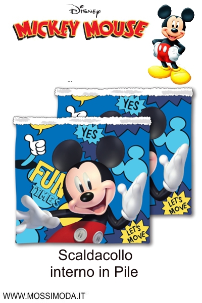 *MICKEY MOUSE* Scaldacollo Bimbo interno in Pile Art.MIC334