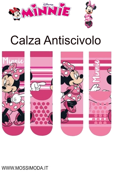*MINNIE* Calza Antiscivolo Bambina Art.MIN218