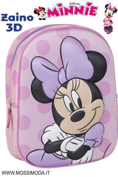 *MINNIE* Zaino disegno 3D cm.31 Art.5113