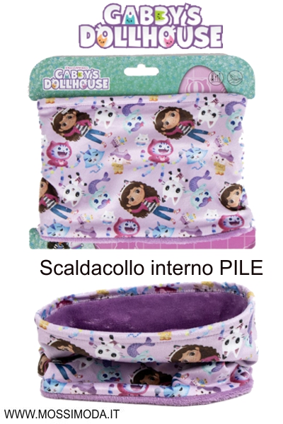 *GABBYS DOLLHOUSE* Scaldacollo interno in Pile Art.10238