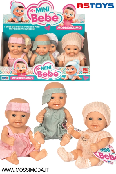 *MINI BEBE' Bambola 20 cm. morbidissima Art.12168