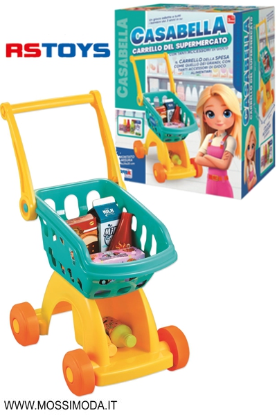 *CASABELLA Trolley supermercato con accessori Art.12227