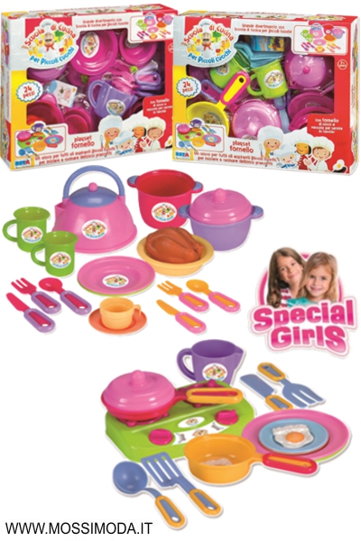 *SPECIAL GIRLS* Set Cucina Piccoli Cuochi Art.10124