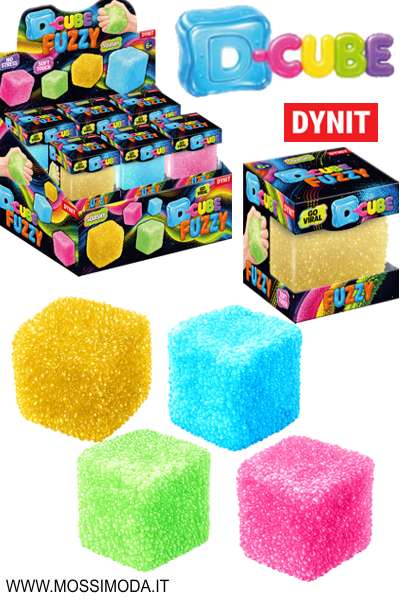 *30 SETTEMBRE*DYNIT* VIRAL FUZZY D-CUBE SQUISHY Art.DIP78618