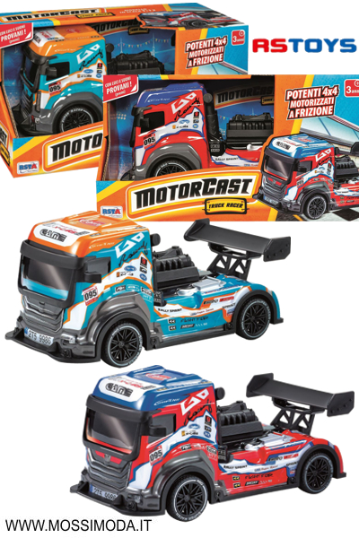 *MOTORCAST* Camion frizione Truck Racer con luci e suoni 12311