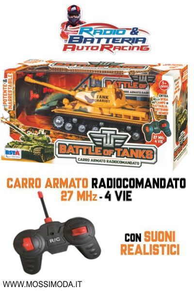*BATTLE OF TANKS* Carro Armato Radiocomandato ART.10972