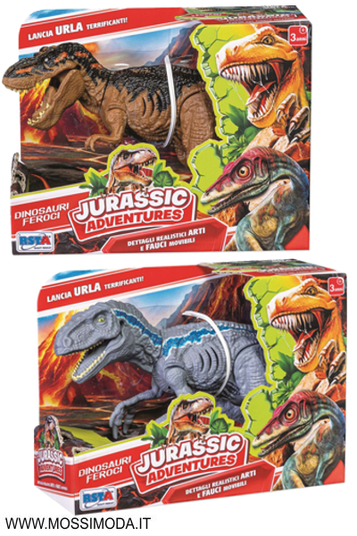 *JURRASSIC* Dinosauri feroci con voce Art.12117