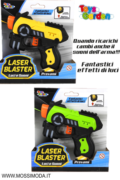 *TOYS GARDEN* Pistola Laser Blaster con luci e suoni Art.27273