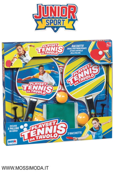 *JUNIOR SPORT* Playset Tennis da Tavolo con Accessori Art.11581