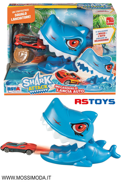 *SHARK ATTACK Mega Squalo Lanciatore Auto Art.12112