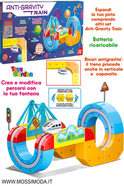 *TOYS GARDEN* Anti-Gravity Train con accessori At.28606