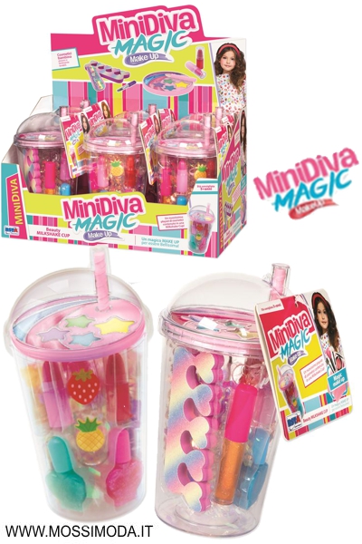*MINIDIVA MAKEUP* Set Cosmetici Milkshake Cup Art.12205 *MINIDIVA MAKEUP* Set Cosmetici Milkshake Cup Art.12205