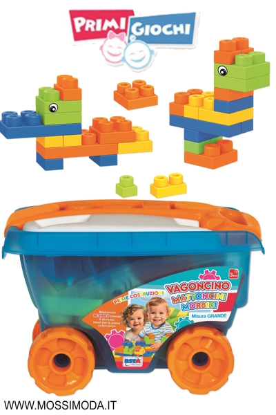 *PRIMI GIOCHI* Vagoncino Costruzioni Art.12210