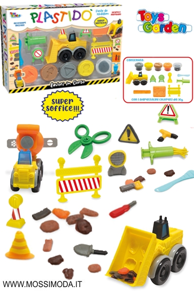 *TOYS GARDEN* Plastido Pasta da modellare Lavori in corso 27571