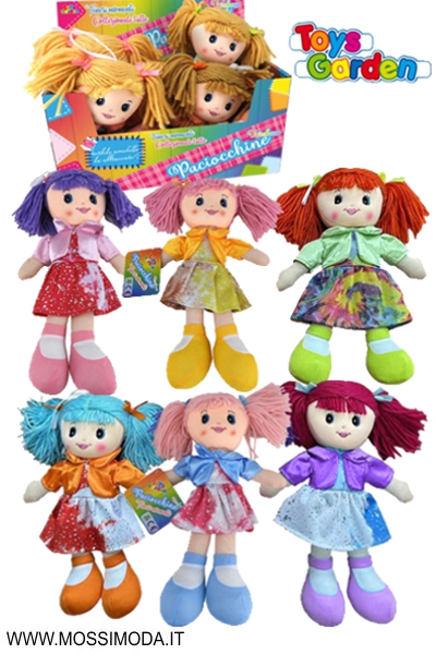 *TOYS GARDEN* Le Paciocchine Bambola di pezza 30 cm. Art.28407
