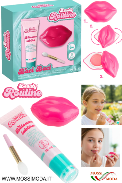 *BEAUTY ROUTINE* Baci Baci Kit per le labbra Art.50028
