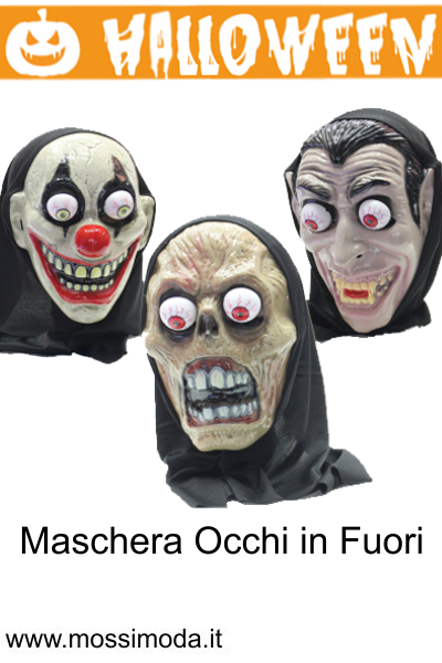 *HALLOWEEN* Maschera Occhi in Fuori Art.HT608