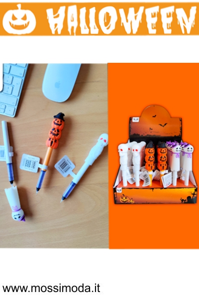*HALLOWEEN* Penna Scheletro e Zucca Art.H893 *HALLOWEEN* Penna Scheletro e Zucca Art.H893