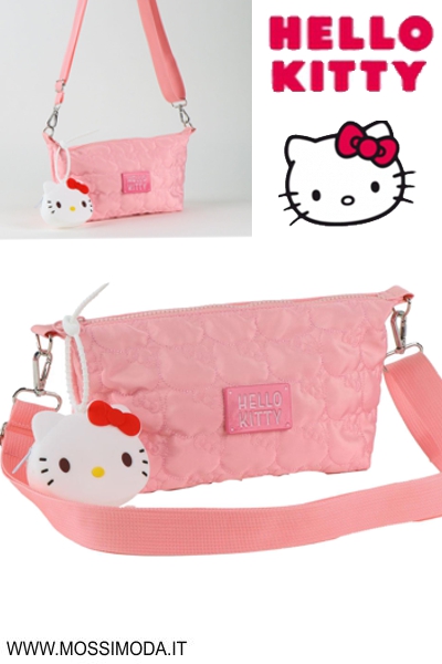 *HELLO KITTY* Borsa con ciondolo peluche e applicazioni Art.5948 *HELLO KITTY* Borsa con ciondolo peluche e applicazioni Art.5948