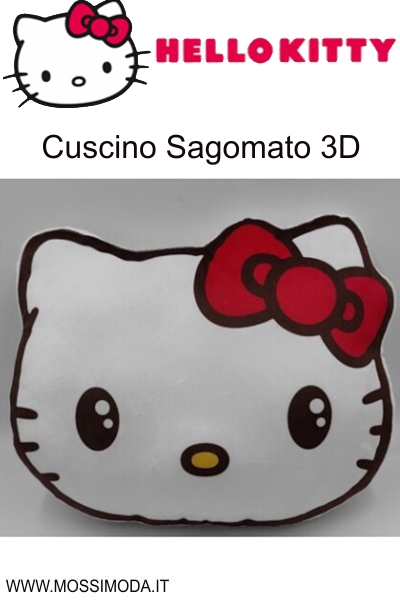 *HELLO KITTY* Cuscino Sagomato 3D Art.HK405 *HELLO KITTY* Cuscino Sagomato 3D Art.HK405