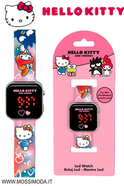*HELLO KITTY* Orologio da polso Digitale al Led Art.50151 *HELLO KITTY* Orologio da polso Digitale al Led Art.50151