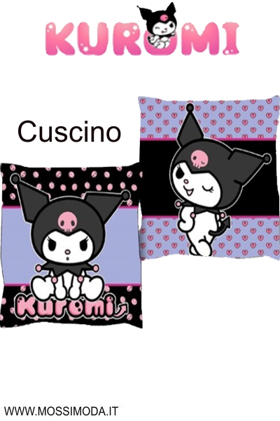 *KUROMI* Cuscino tutto disegnato Art.HK306 *KUROMI* Cuscino tutto disegnato Art.HK306