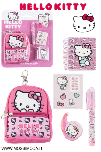 *HELLO KITTY* Set Cancelleria con vari accessori Art.1755 *HELLO KITTY* Set Cancelleria con vari accessori Art.1755