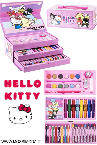 *HELLO KITTY* Set Cartoleria da Colorare Art.1770 *HELLO KITTY* Set Cartoleria da Colorare Art.1770