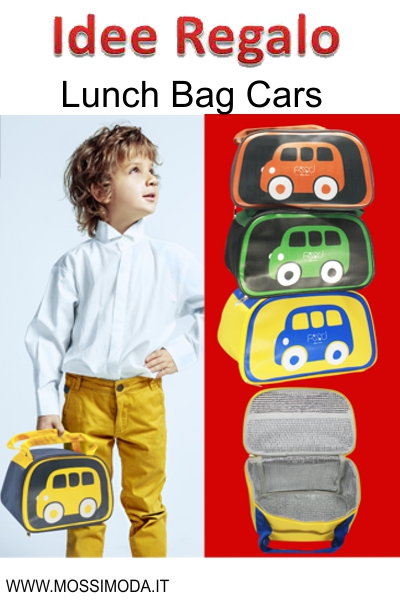 *BORSA PORTA PRANZO* Lunch Bag Car Art.6639