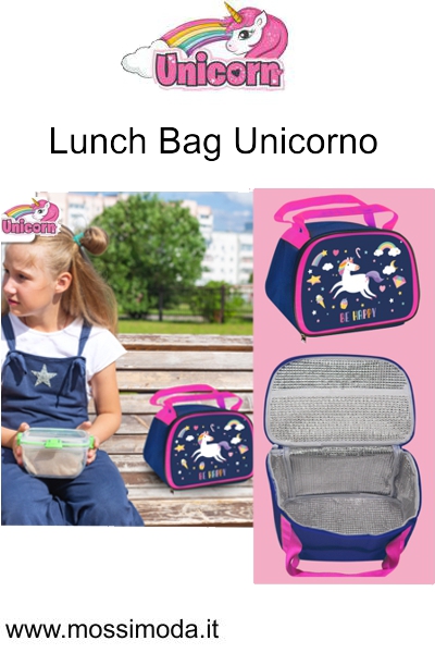 *UNICORNO* Lunch Bag Unicorno Art.6640