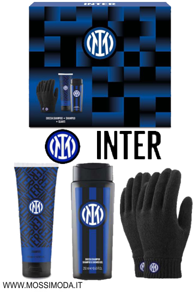 *INTER* Set 3 pezzi Shampoo+Doccia shampoo+Guanti Art.2654