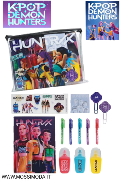 *K-POP*Set Astuccio bustina con accessori Art.710998