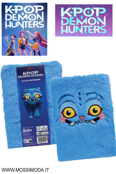 *K-POP DEMON HUNTERS* Diario con copertina Peluche 711285