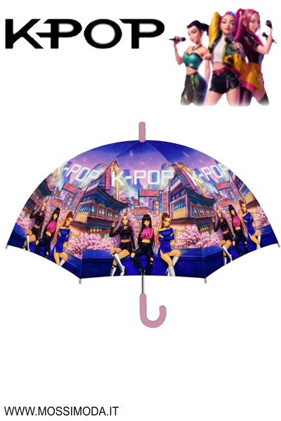 *NOVEMBRE* K-POP* Ombrello manuale 48 cm. Art.925