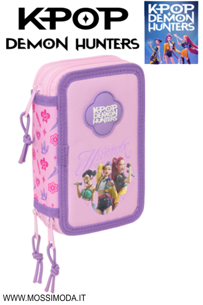 *K-POP DEMON HUNTERS* Astuccio 3 zip Art.412638857