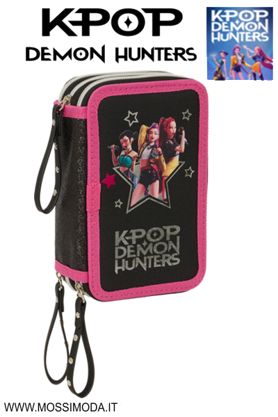 *K-POP DEMON HUNTERS* Astuccio 3 zip Art.442668857